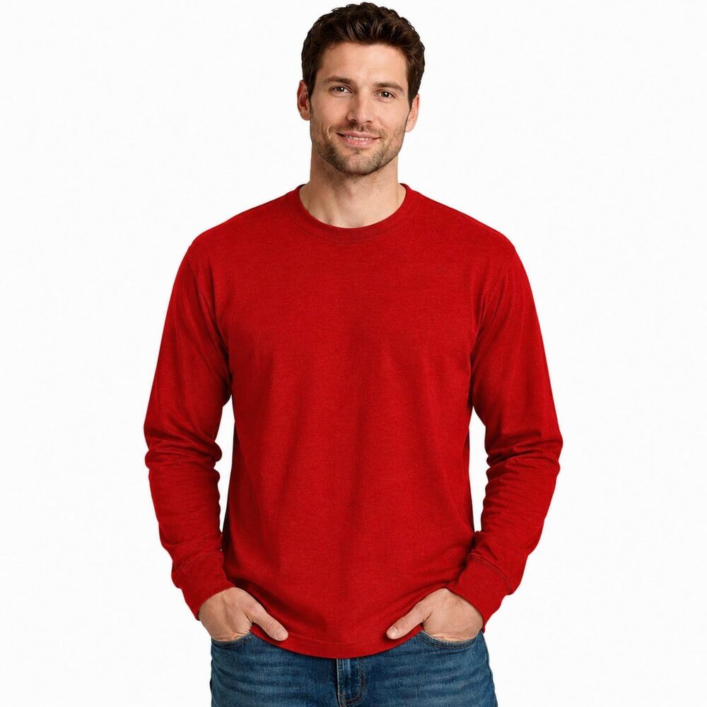 Saddlebred Red Long Sleeve Tee Medium Flex Carbon NWT
